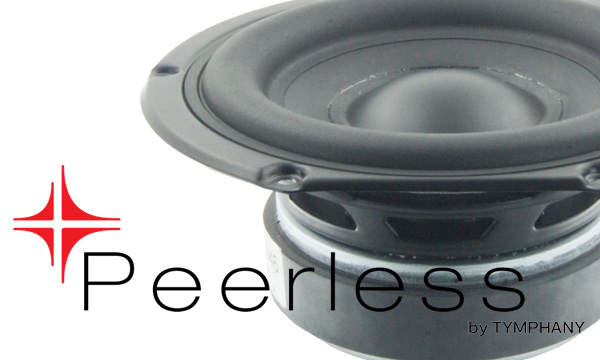 Peerless logo and speaker